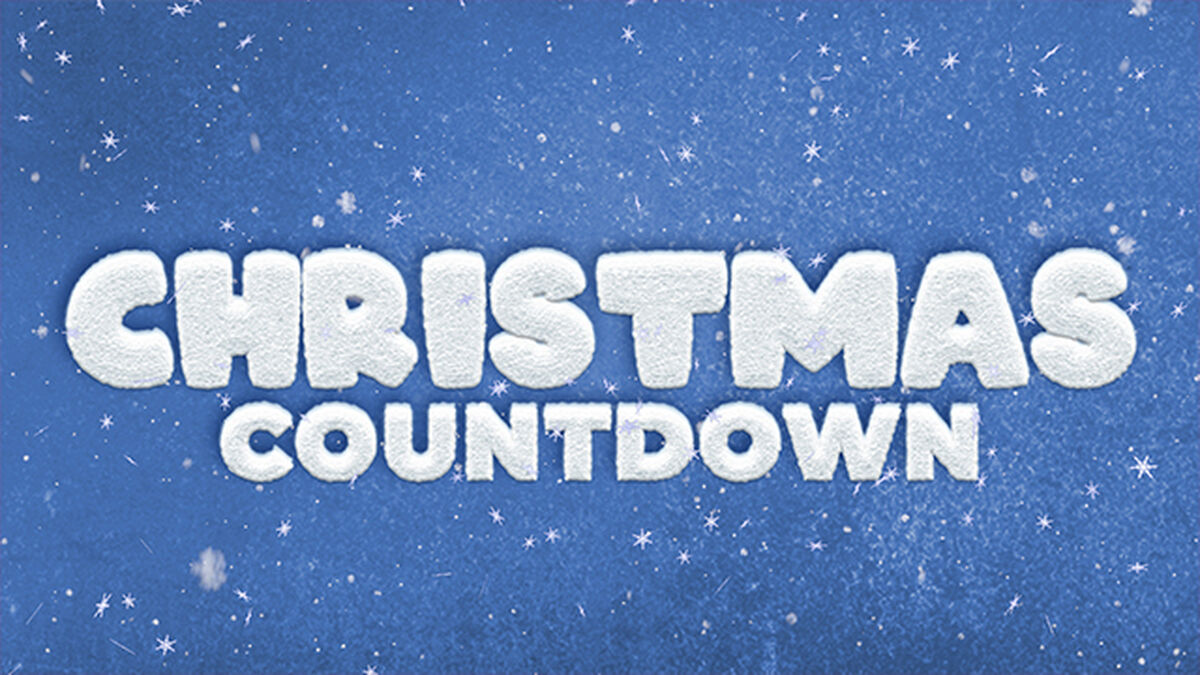 Blue Snow LoFi Christmas Countdown image number null